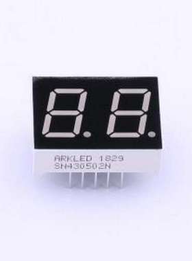 SN430502N/16 LED数码管 2位0.5英寸红色数码管 共阳极 插件