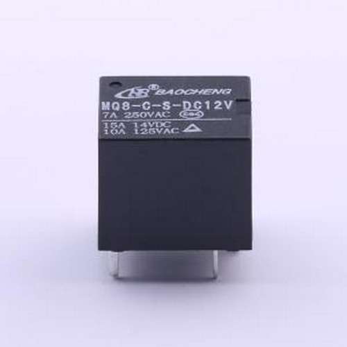 MQ8-C-S-DC12V 15A\\14VDC 汽车继电器 MQ8-C-S-DC12V 插件,12.5x