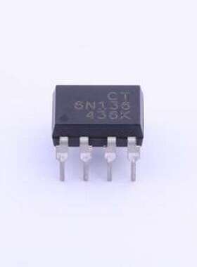 CT6N136 逻辑输出光耦 DC输入 1通道 隔离电压(rms):5000V DIP-8