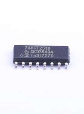74HCT251D 信号开关/编解码器/多路复用器 74HCT251D SOIC-16