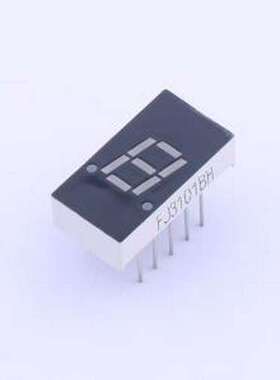 FJ3101BH LED数码管 1位0.3英寸共阳红光 1、6公共脚 左右脚 数码