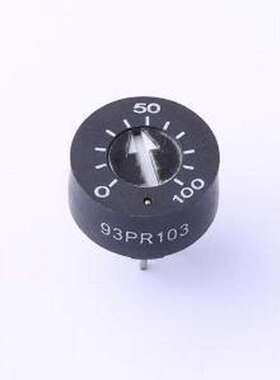 93PR-1-103 可调电阻/电位器 10kΩ ±10% 插件