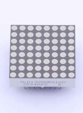 SLD1388DRA1GD LED点阵屏 8x8位共阳极红色LED点阵 插件