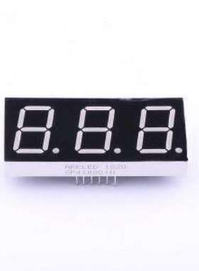 SP410801N/24 LED数码管 3位0.8英寸红色数码管 共阳极 插件