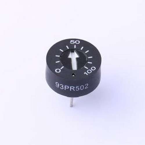 93PR-1-502 可调电阻/电位器 5kΩ ±10% 插件