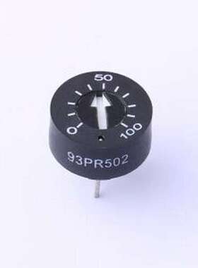 93PR-1-502 可调电阻/电位器 5kΩ ±10% 插件