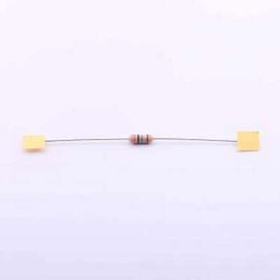 RI40-1/4W-3MΩ±1%T 插件电阻 玻璃釉电阻 3MΩ ±1% 红漆 插件