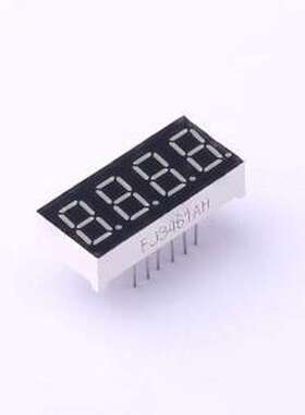 FJ3461AH LED数码管 4位0.36英寸红色数码管 共阴极 插件