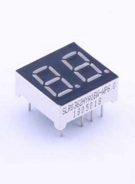 SLR0362HYA1BW-WP6.0 LED数码管 2位0.36英寸黄色数码管 共阳极