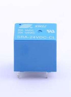 SRA-24VDC-CL 功率继电器 24V继电器 单刀双掷 蓝色 插件,12.4x16