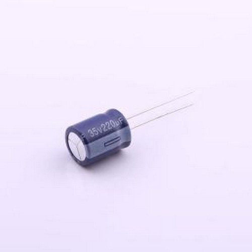 ERS1VM221G12OT 直插铝电解电容 220uF ±20% 35V 插件,D10xL12mm