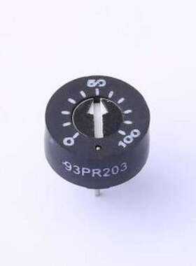 93PR-1-203 可调电阻/电位器 20kΩ ±10% 插件