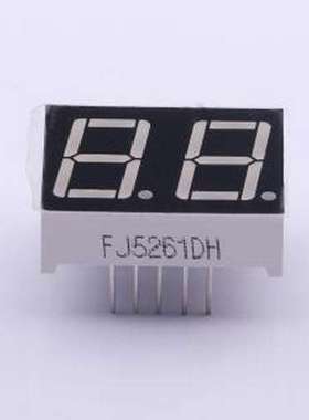 FJ5261DH LED数码管 2位0.56英寸红色数码管 共阳极 插件