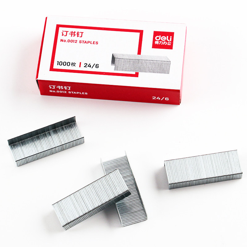 DELI 0012 스테이플러 24|6 유니버설 스테이플러 스테이플러 NO. 12 사무용 학습 및 사무용 스테이플러