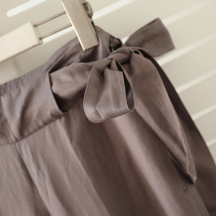 森系女亚麻阔腿长裤子欧货葡萄牙品牌petermurray美丽藏肉不贴身