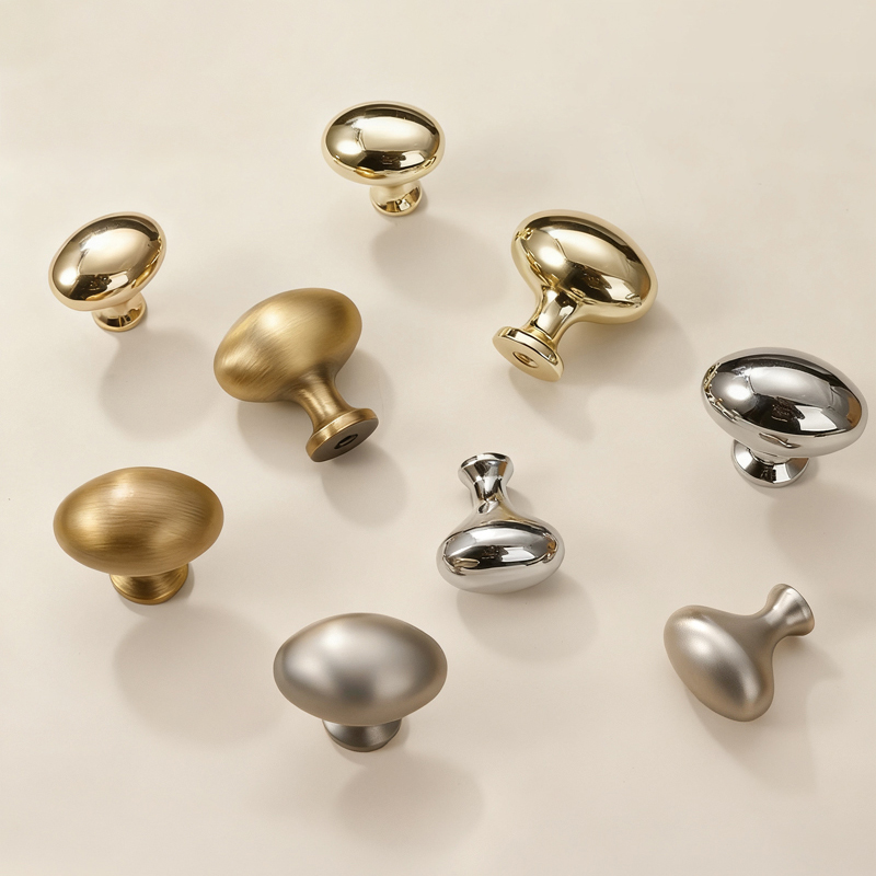 法式中古风复古黄铜鸽子蛋拉手古铜衣柜门抽屉柜子橱柜单孔小把手