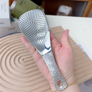 Chockmen18/10不锈钢锤纹饭勺满天星日式米饭防滑家用盛饭舀饭勺