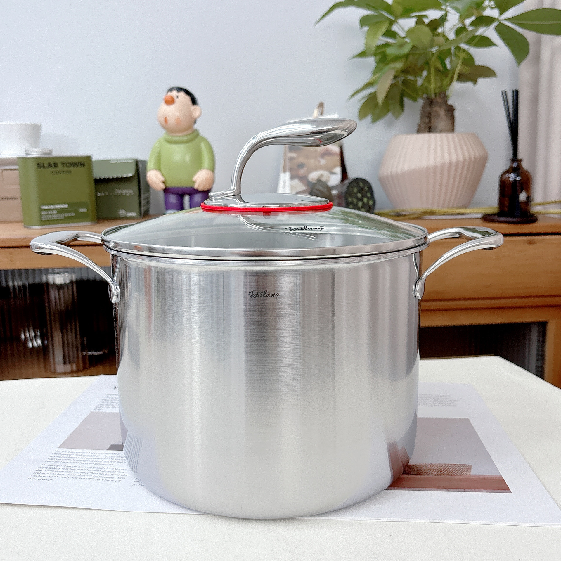 菲仕朗18/10不锈钢深汤锅炖锅家用煮粥煲汤不粘锅24cm,厨房/烹饪用具,汤锅/汤桶/卤肉桶,淘宝优惠券,粉丝福利购,淘宝优惠卷