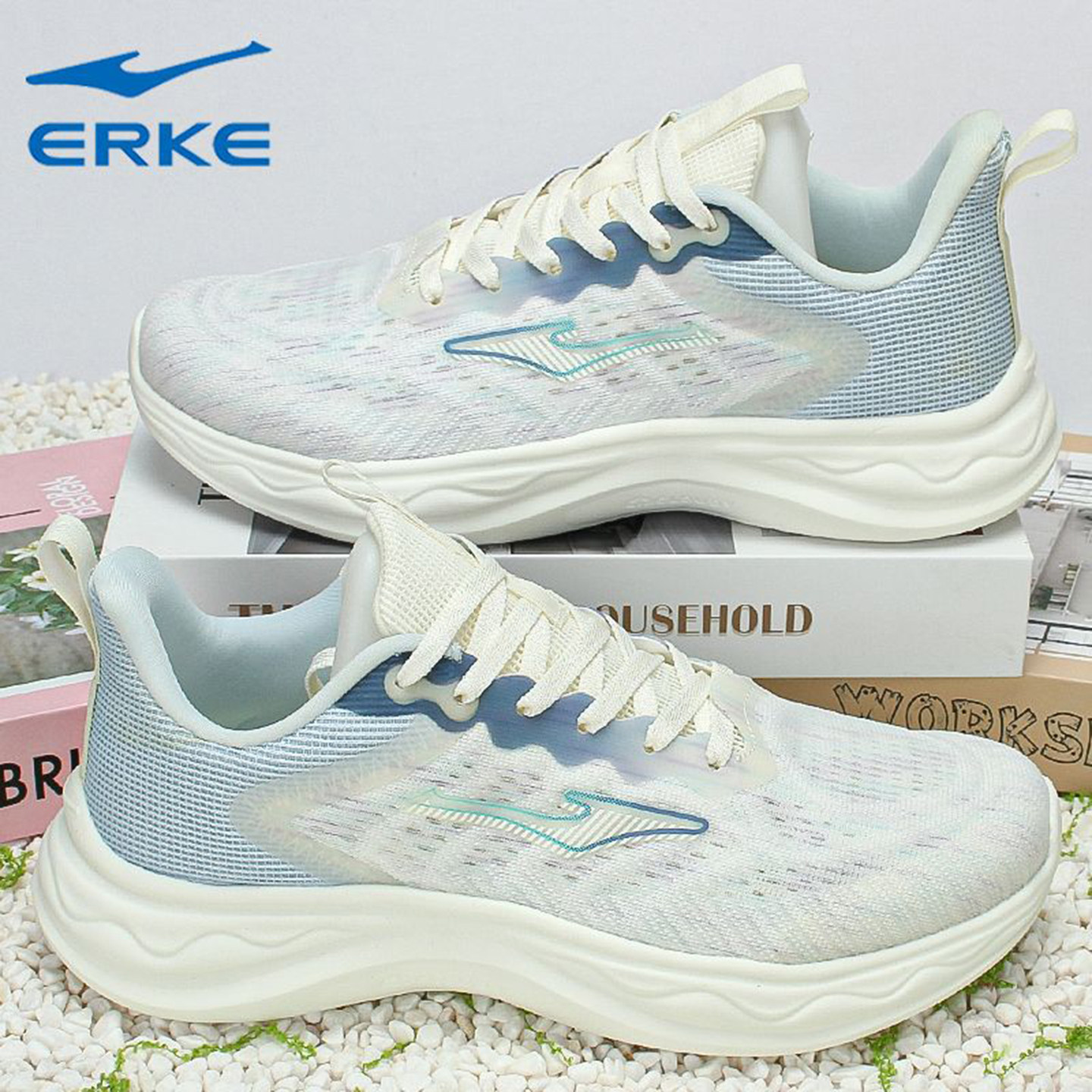 鸿星尔克2026新款男鞋网面透气运动鞋减震轻便软底回弹竞速跑步鞋,运动鞋new,跑步鞋,淘宝优惠券,粉丝福利购,淘宝优惠卷