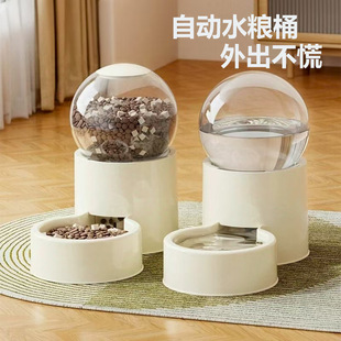 猫咪饮水机狗狗自动喂食器宠物猫喂水喝水神器不插电流动水碗用品