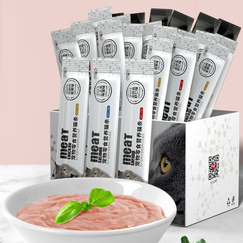 幼成猫增肥发腮猫条补水营养罐头