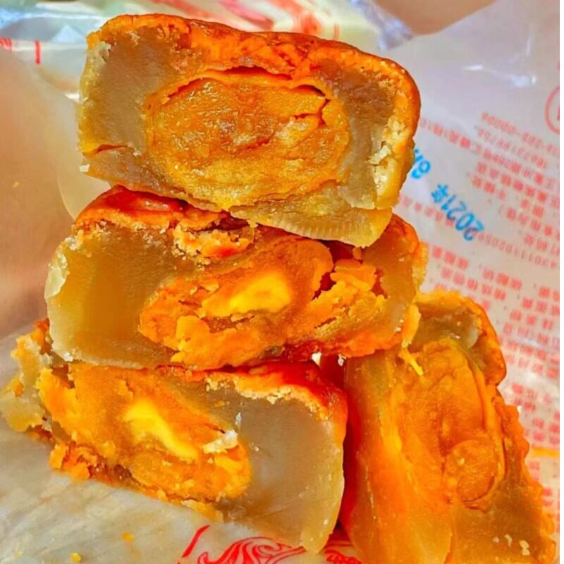 巢娭毑蛋黄莲蓉月饼散装广式五仁抹茶蛋黄礼盒装长沙特产正品代购