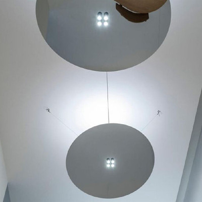 不锈钢镜面led吊灯餐厅吧台