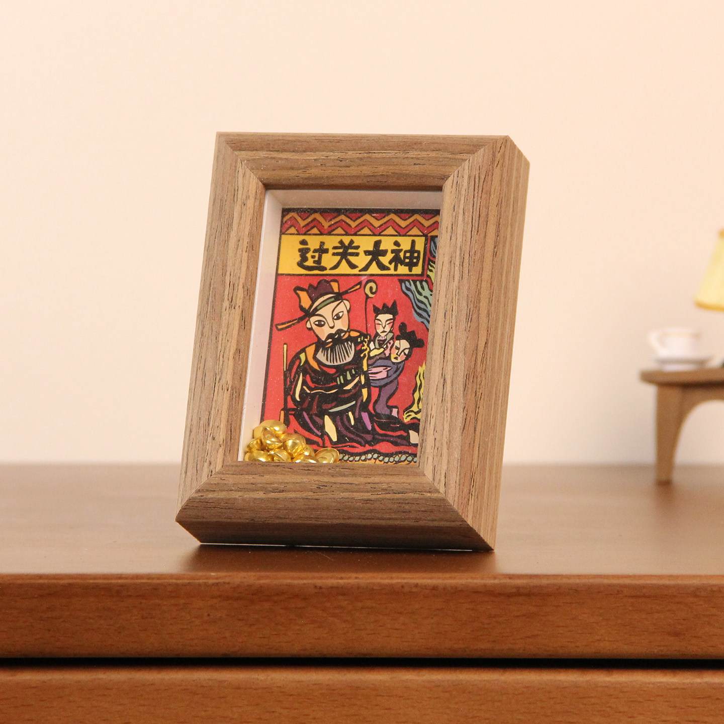 云南非遗文创相框摆件大理白族甲马版画手工创意旅游伴手礼纪念品