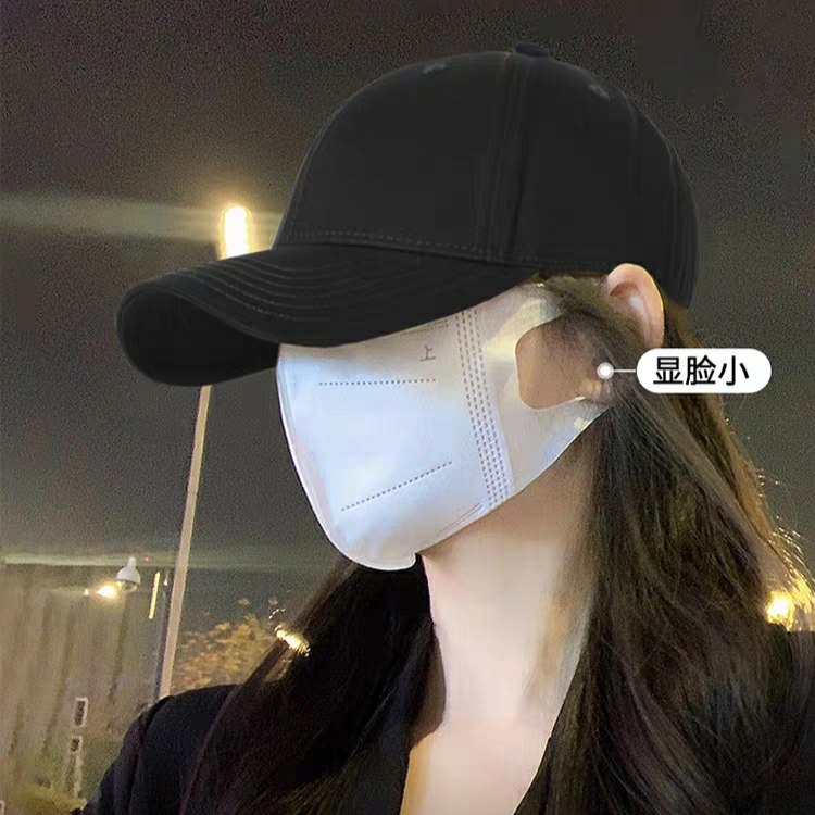 鸭舌帽逛街休闲女春夏宽檐鸭舌帽