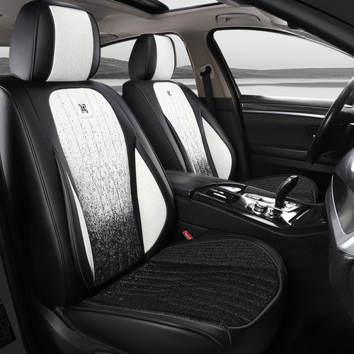 亚麻布艺汽车座套全包四季通用