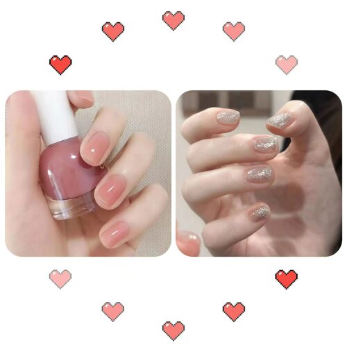 2026裸色指甲油显白快干秋冬ins果冻色流行色气质