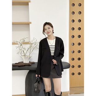 松弛感廓形休闲西装 打造满格松弛氛围感挺括面料 3.8开门红