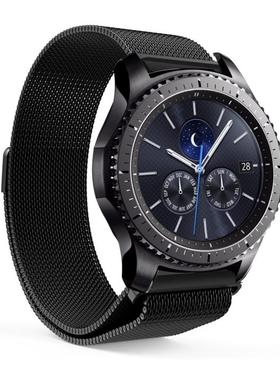 适用Garmin佳明vivoactive5手表不锈钢米兰尼斯透气时尚磁吸表带