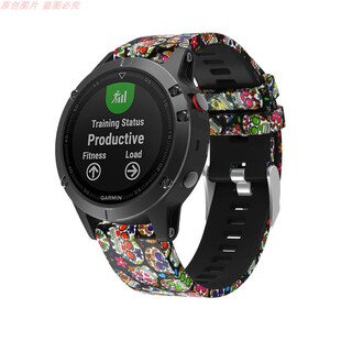 适用garmin佳明tactix8泰铁时8AMOLED太阳能手表印花快拆硅胶表带