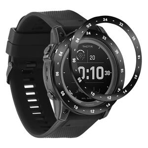 适用佳明Garmin tactix8泰铁时8 solar战术版太阳能MIP替换刻度防刮防摔不锈钢圈表盘保护套保护壳钢化膜51mm