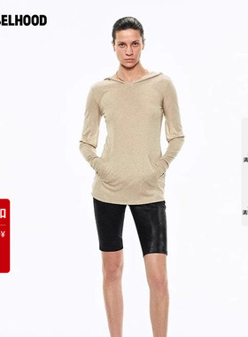 【SALE】【Liegee】蕾虎秋冬气质连帽开袖卫衣潮流上衣女