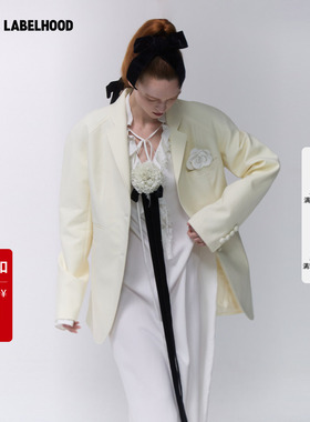 【SALE】【Assignments】蕾虎廓形西装外套2025秋冬新款女装上衣