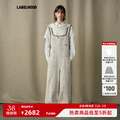 时尚 蕾虎百搭秋冬气质珀斯刺绣背带裤 宽松女士休闲裤 MARCHEN