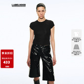 SALE T恤修身 Liegee 设计感时尚 分割短袖 蕾虎新款 肩式 上衣