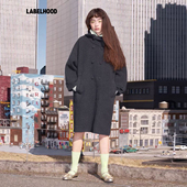 JUNWEI LIN 蕾虎高级双面尼帽子包扣大衣2026早春新款 女装 上衣