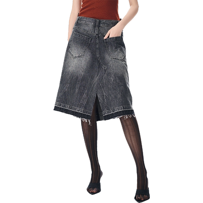 秋季牛仔半裙LABELHOOD休闲