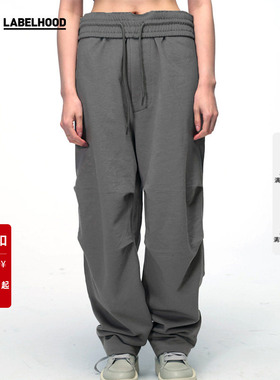 【SALE】【DANS FEU】蕾虎设计感双腰头卫裤双头拉链开衫装套装