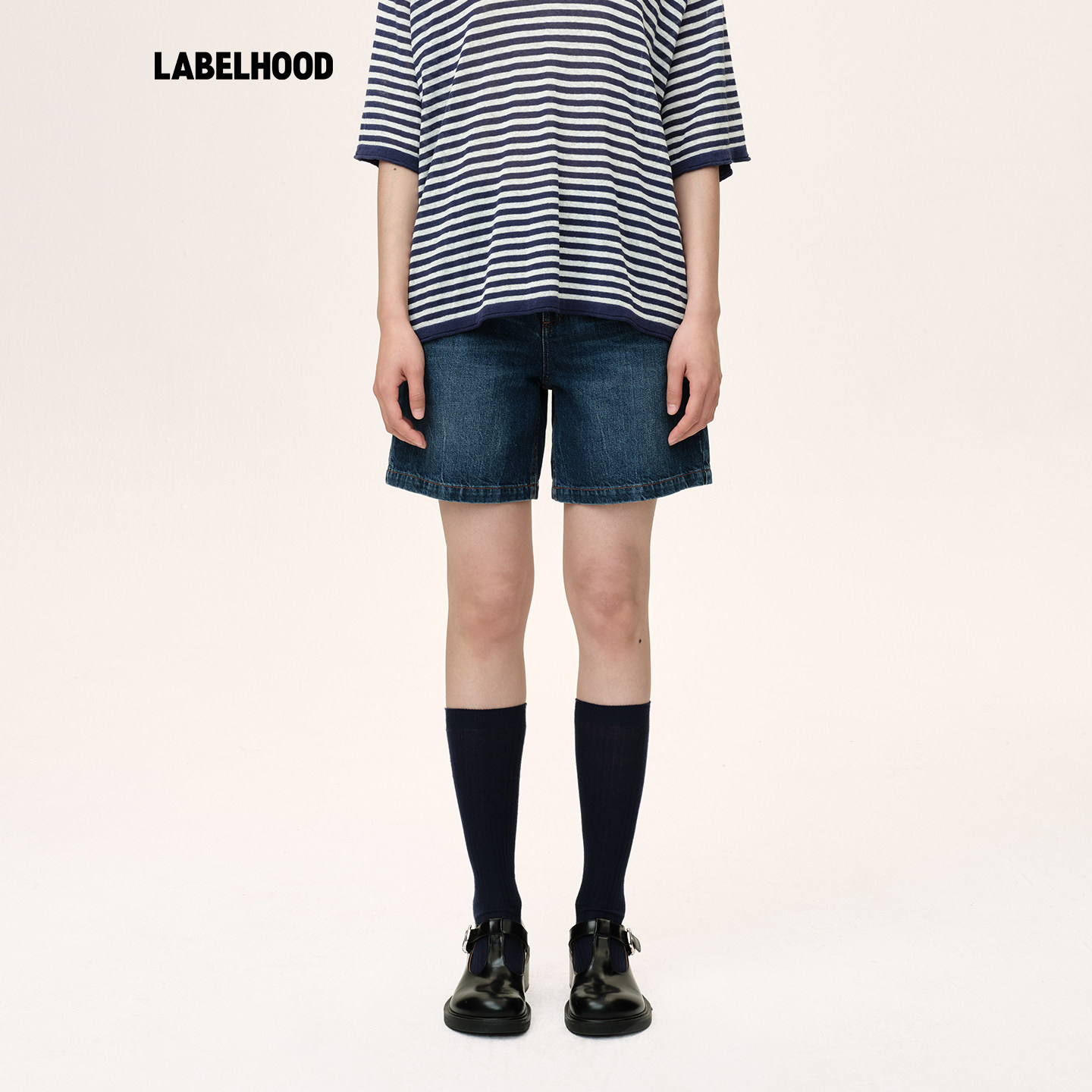 【WMWM】蕾虎潮流简约水波纹低腰牛仔中裤2026早春新款女装裤子,女装/女士精品,牛仔裤,淘宝优惠券,粉丝福利购,淘宝优惠卷