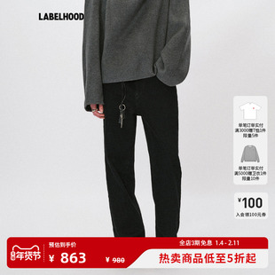 【Liegee】蕾虎BLACK TAPER 锥形牛仔裤百搭秋冬气质女装裤子