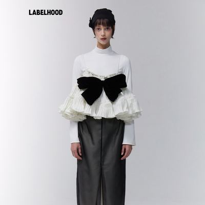 Assignments饰叠层蝴蝶结吊带