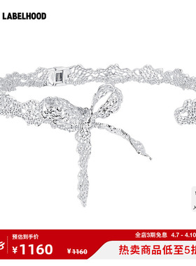 SHUSHUTONG蕾丝蝴蝶结项圈