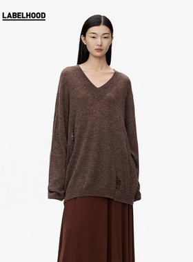 【Piacevole e】蕾虎设计感气质简约针织毛衣半裙装套装labelhood