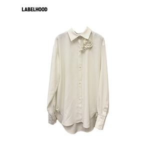 【SALE】【Assignments】蕾虎立体花朵衬衫百搭秋冬气质女装上衣