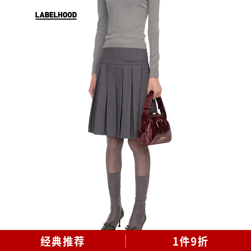 SHUSHUTONGA字百褶半裙