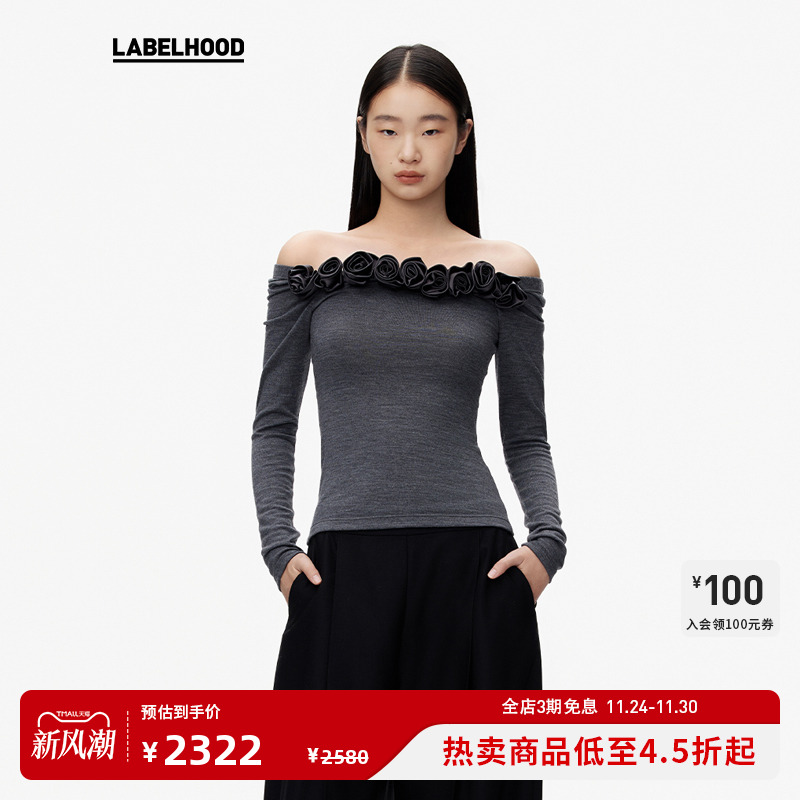 LouisShengtaoChen一字肩上衣